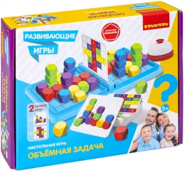 Игра настольная развивающая Объемная задача обложка книги