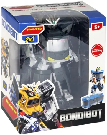 Трансформер 2 в 1 Робот-автобус, чёрный обложка книги