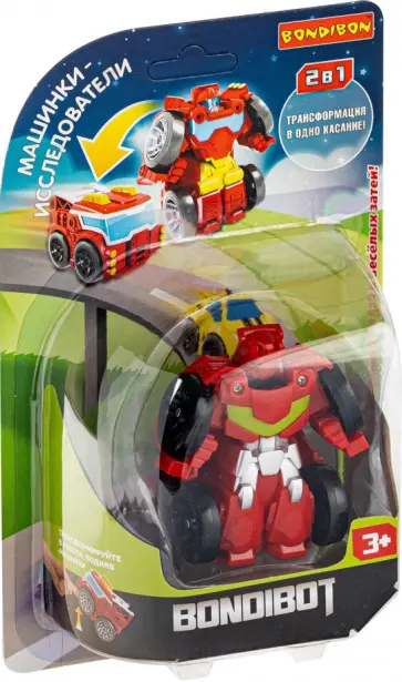 Трансформер 2 в 1 Робот-машинка исследователь обложка книги