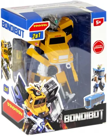 Трансформер 2 в 1 Робот-автобус, желтый обложка книги