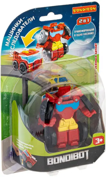 Трансформер 2 в 1 Робот-машинка исследователь обложка книги
