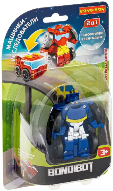 Трансформер 2 в 1 Робот-машинка исследователь обложка книги