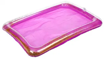 Надувная песочница для детской площадки с блёстками, сиреневая обложка книги