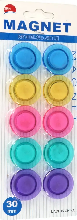 Набор магнитов, 10 штук, 30 мм обложка книги