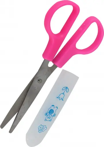 Ножницы детские, 12 см, в чехле, в ассортименте обложка книги