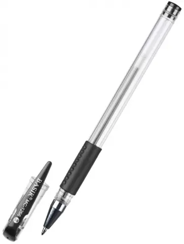 Ручка гелевая, черная Ручка гелевая, черная обложка книги