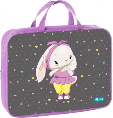 Папка с ручками Grey bunny, А4 обложка книги