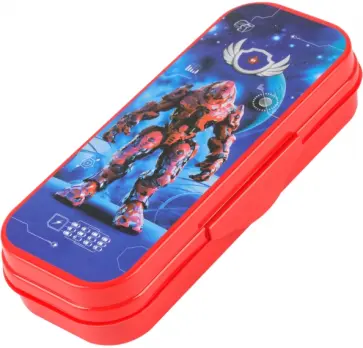 Пенал-футляр Робот, красный Пенал-футляр Робот, красный обложка книги