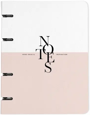 Тетрадь с кольцевым механизмом Notes, розовая, 120 листов, клетка Тетрадь с кольцевым механизмом Notes, розовая, 120 листов, клетка обложка книги