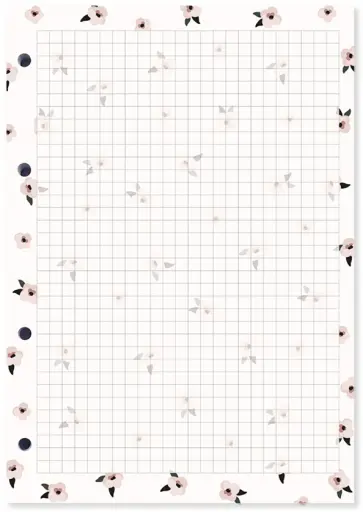 Блок сменный для тетрадей на кольцах Pretty, 50 листов, А5, клетка Блок сменный для тетрадей на кольцах Pretty, 50 листов, А5, клетка обложка книги