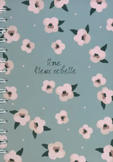 Тетрадь на спирали Pretty голубая, 120 листов, клетка обложка книги