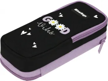 Пенал Good vibes, 2 отделения обложка книги