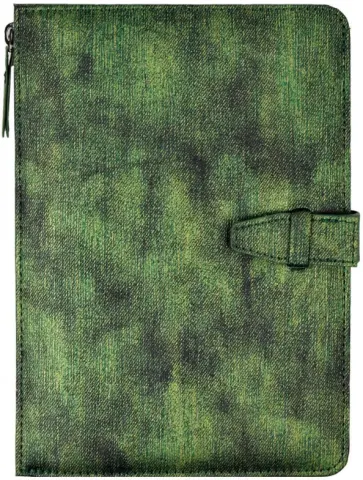 Ежедневник-органайзер недатированный Павлин, зеленый, 160 листов, А6+ обложка книги