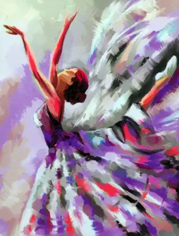 Алмазная мозаика на подрамнике с полным заполнением Балерина обложка книги