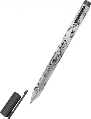 Ручка гелевая Sketch&Art. UniWrite, серебряная обложка книги