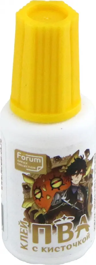 Клей ПВА с кисточкой Аниме, 20 гр, в ассортименте обложка книги