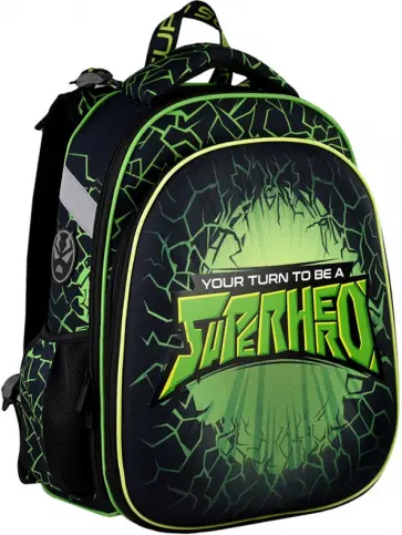 Ранец школьный Супергерой обложка книги