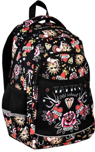 Рюкзак школьный Олд скул тату обложка книги