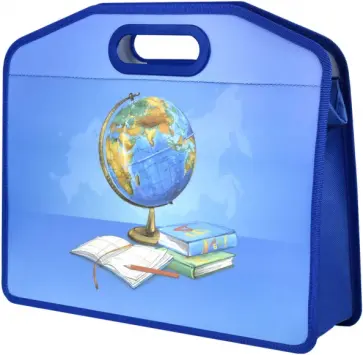 Папка для школьных тетрадей Глобус, А4, 1 отделение обложка книги