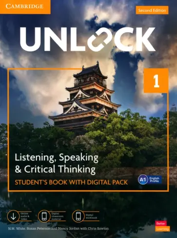 White, Peterson - Unlock. Level 1. Listening, Speaking and Critical Thinking. Student's Book with Digital Pack White, Peterson - Unlock. Level 1. Listening, Speaking and Critical Thinking. Student's Book with Digital Pack обложка книги