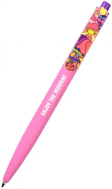 Ручка шариковая автоматическая Пастель, синяя, в ассортименте обложка книги