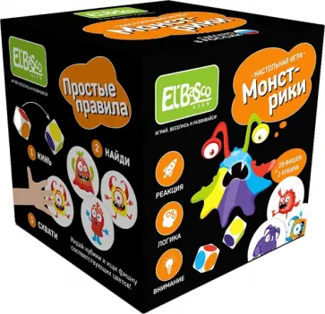 Настольная игра Монстрики Настольная игра Монстрики обложка книги