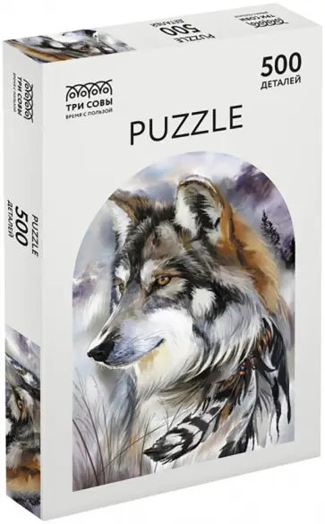 Пазл Северный волк, 500 элементов обложка книги