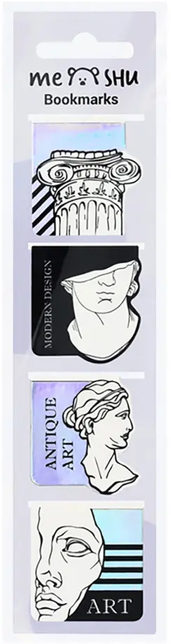 Закладки магнитные для книг Art, 4 штуки обложка книги