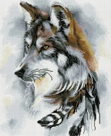 Алмазная мозаика Волчья мудрость обложка книги