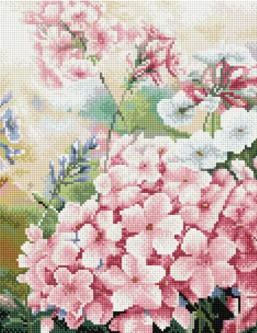 Алмазная мозаика Флоксы обложка книги