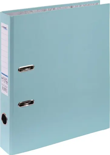 Папка-регистратор Pastel Classic Lite, А4, А4, бирюзовая обложка книги