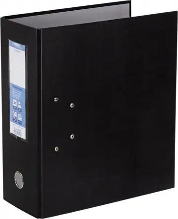 Папка-регистратор Classic, А4, черная обложка книги