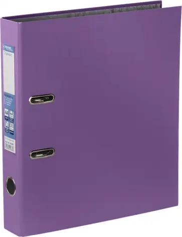 Папка-регистратор Classic, A4, сиреневая обложка книги