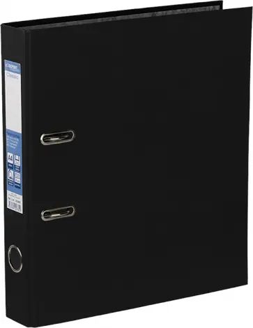 Папка-регистратор Classic, A4, черная обложка книги