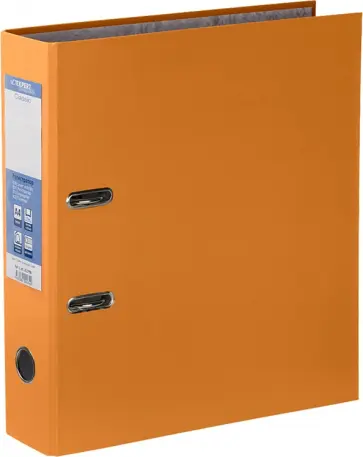 Папка-регистратор Classic, A4, оранжевая обложка книги