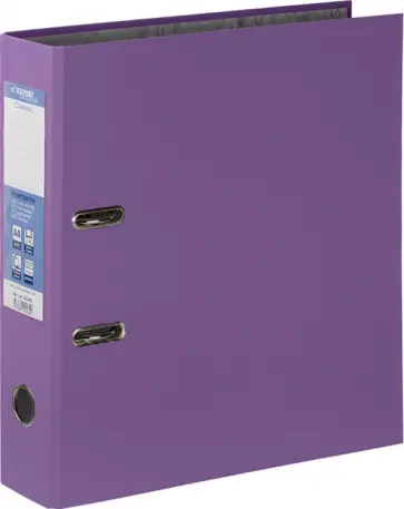 Папка-регистратор Classic, A4, сиреневая обложка книги