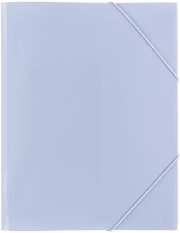 Папка на резинке Trend. Pastel, A4, васильковая обложка книги