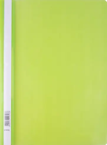 Папка-скоросшиватель Premier, A4, салатовая обложка книги