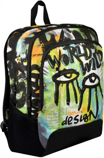 Рюкзак школьный Настенная живопись обложка книги