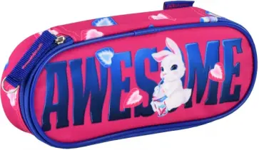 Пенал школьный Клубничный зайка обложка книги