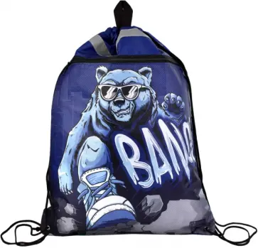 Мешок для сменной обуви Крутой гризли обложка книги