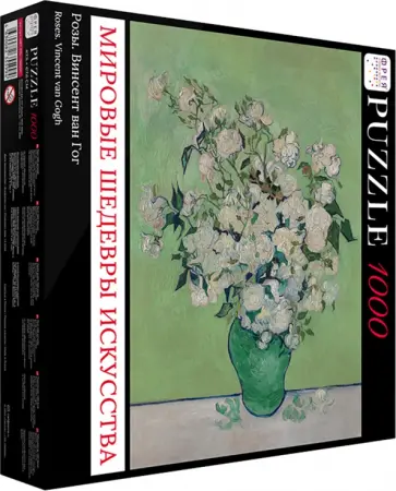 Пазл-1000 Розы, Винсент ван Гог обложка книги