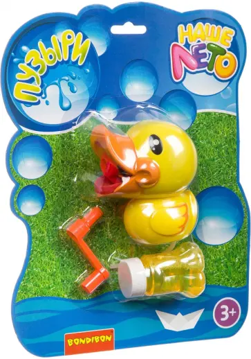 Набор для пускания мыльных пузырей Утенок обложка книги