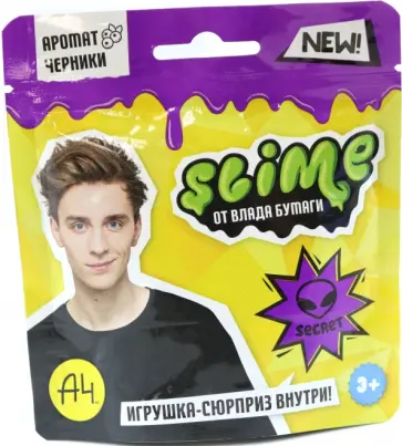 Slime Влад А4, фиолетовый обложка книги