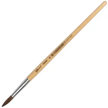 Кисть №6, пони, круглая обложка книги