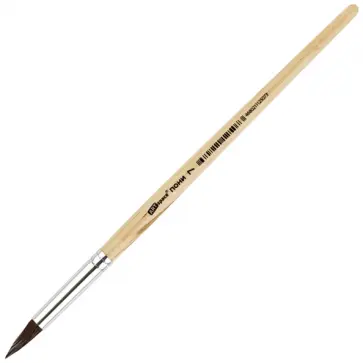 Кисть №7, пони, круглая обложка книги