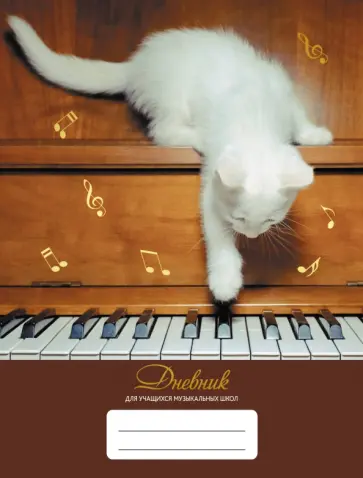 Дневник для музыкальной школы Дизайн 6 (23), 48 листов обложка книги