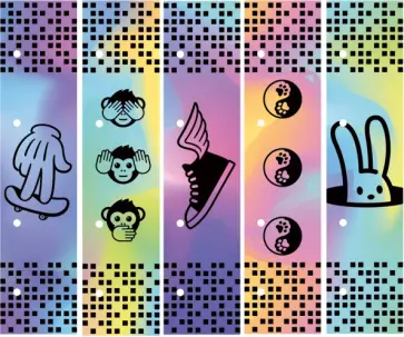 Закладки для тетрадей на кольцах Дизайн 2, 5 штук Закладки для тетрадей на кольцах Дизайн 2, 5 штук обложка книги