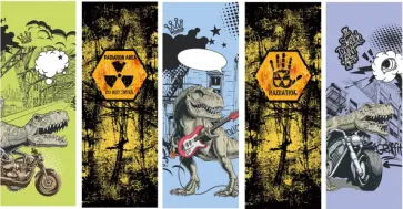 Закладки Микс 2, 5 штук обложка книги