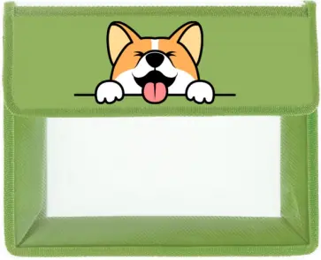 Папка для тетрадей Корги, А5 обложка книги